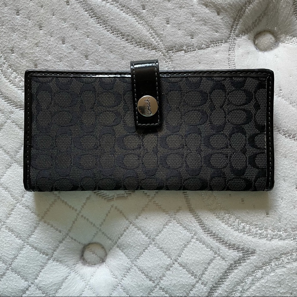 Coach Black Wallet